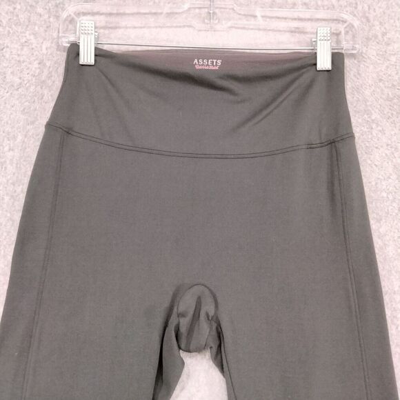 Spanx Red Hot Label Assets Leggings Womens Size M Black High Rise Moto Stretch - Picture 2 of 12